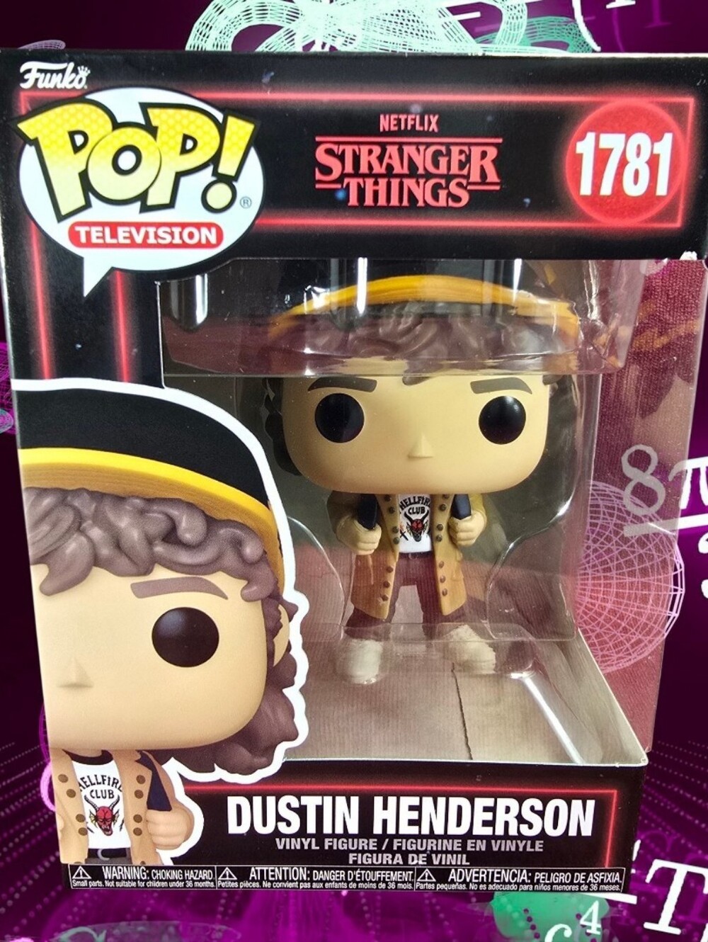 Funko Pop! Vinyl: Dustin Henderson #1781 (Nib) With Pop Protector